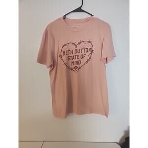 Yellowstone TV Show Mountain Ranch Beth Dutton State Of Mind Women Shirt MEDIUM